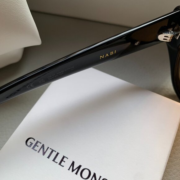 Gentle Monster Nabi Sunglasses Black Brown Lens - Picture 5 of 5